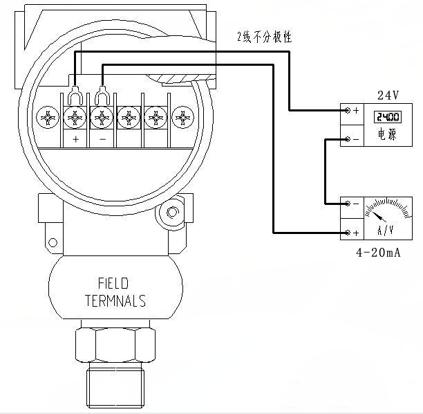 压力变送器接线图及工作原理